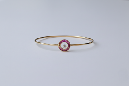 Classic Crimson Ruby Bangle