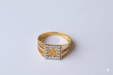 Classic Radiant Star Motif Ring