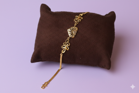 Veloura Bloom Bracelet – Floral Grace in Gold