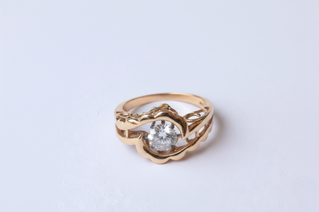 Floral Vine Diamond Ring